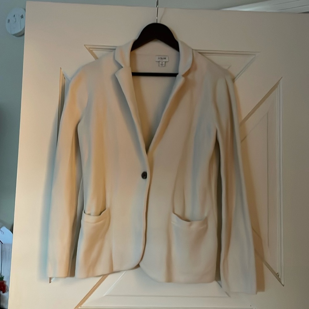 J Crew Schoolboy Sweater Blazer